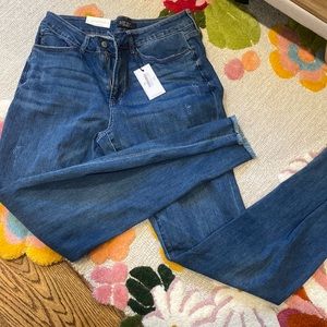 Judy Blue 14W NWT Midrise Boyfriend Jeans - ‘Double Trouble’